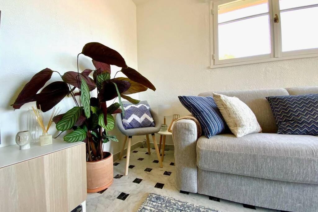 Superbe 4 Couchages Avec Terrasse - Clim - 50M De La Mer Saint-Raphaël Eksteriør billede
