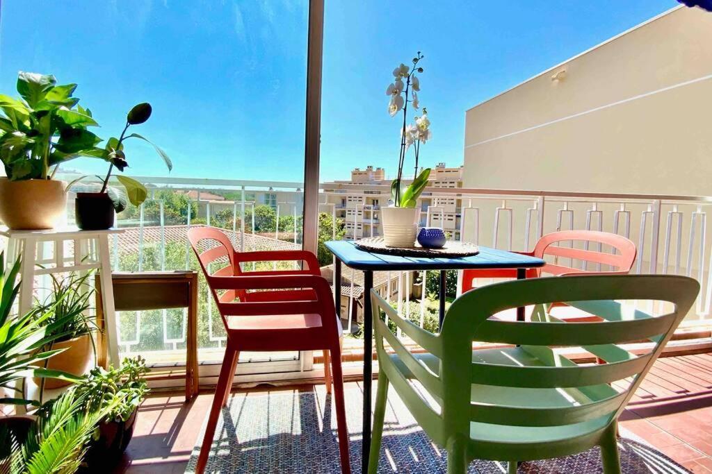 Superbe 4 Couchages Avec Terrasse - Clim - 50M De La Mer Saint-Raphaël Eksteriør billede